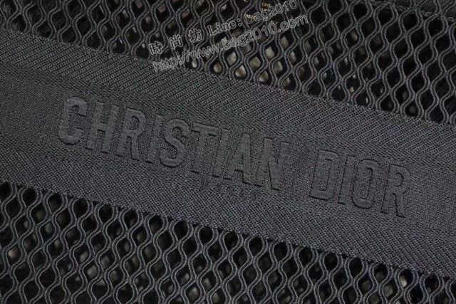 Dior女包 迪奧Christian Dior網眼織物效果刺繡tote托特包 Dior購物袋  dfk1568